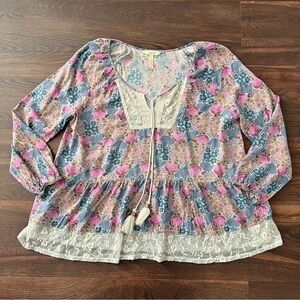 Matilda Jane Make Believe Sew Perfect Womens Blouse in Large